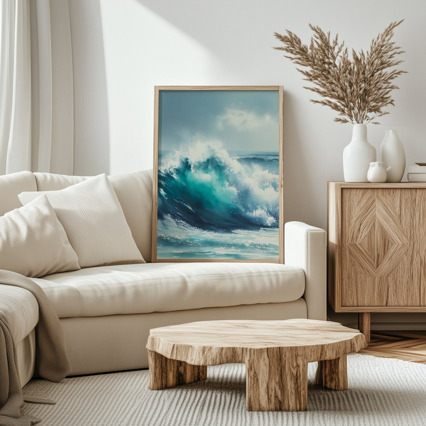 Dramatic Ocean Waves Print