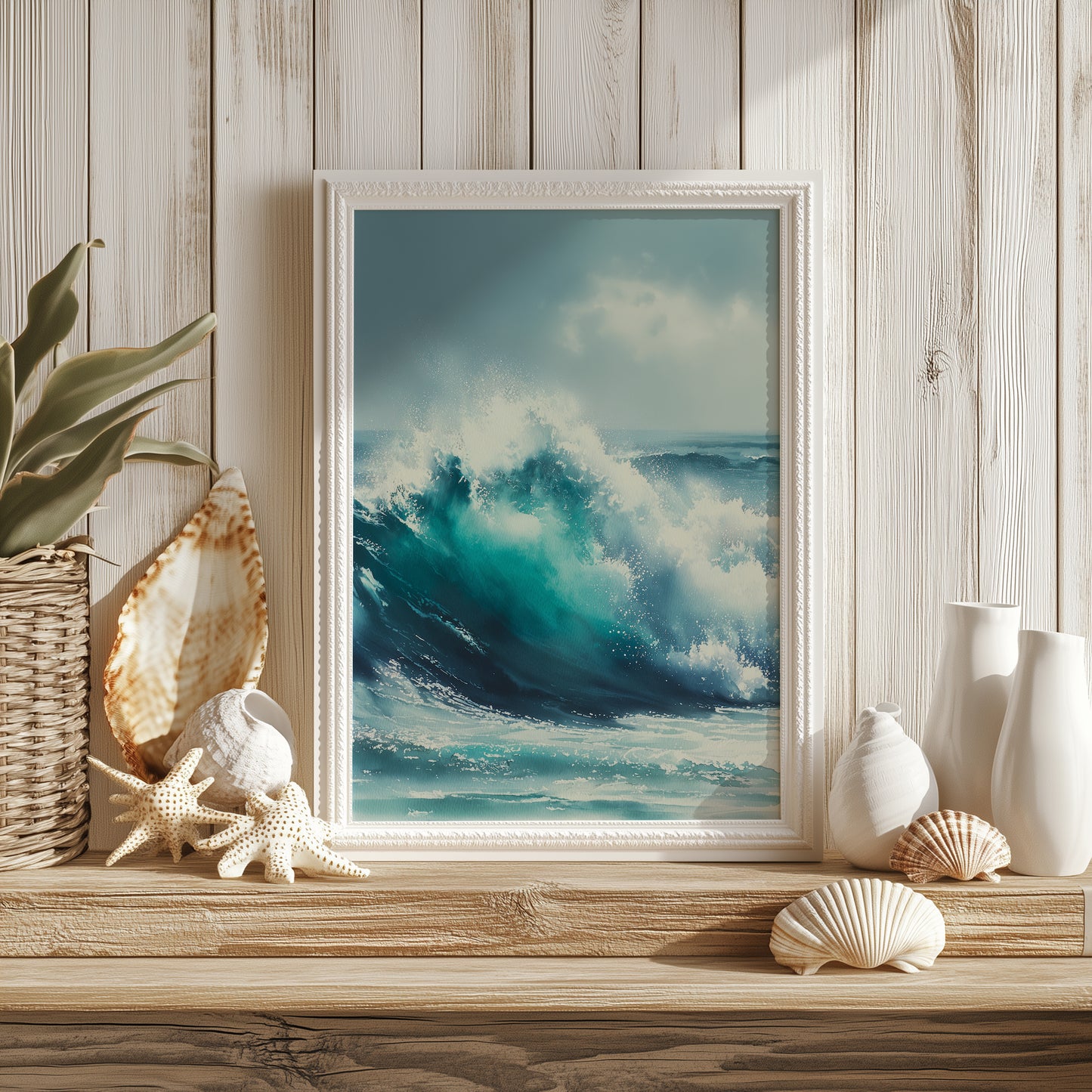 Dramatic Ocean Waves Print