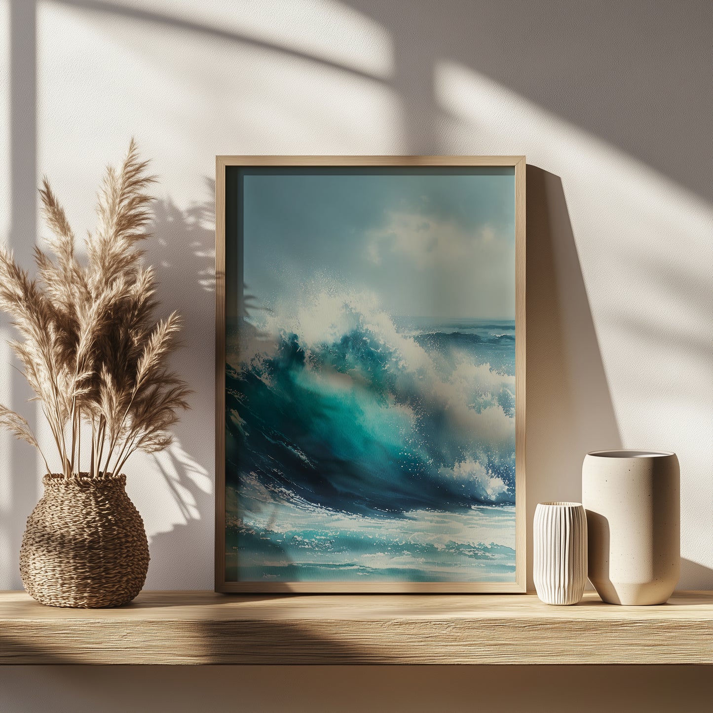 Dramatic Ocean Waves Print