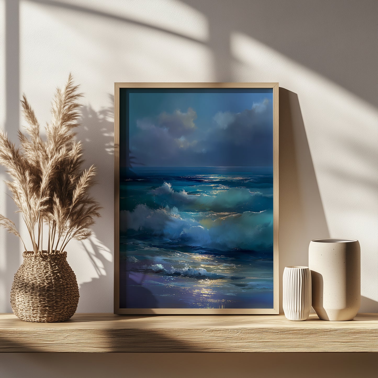 Moonlit Waves Print - No3