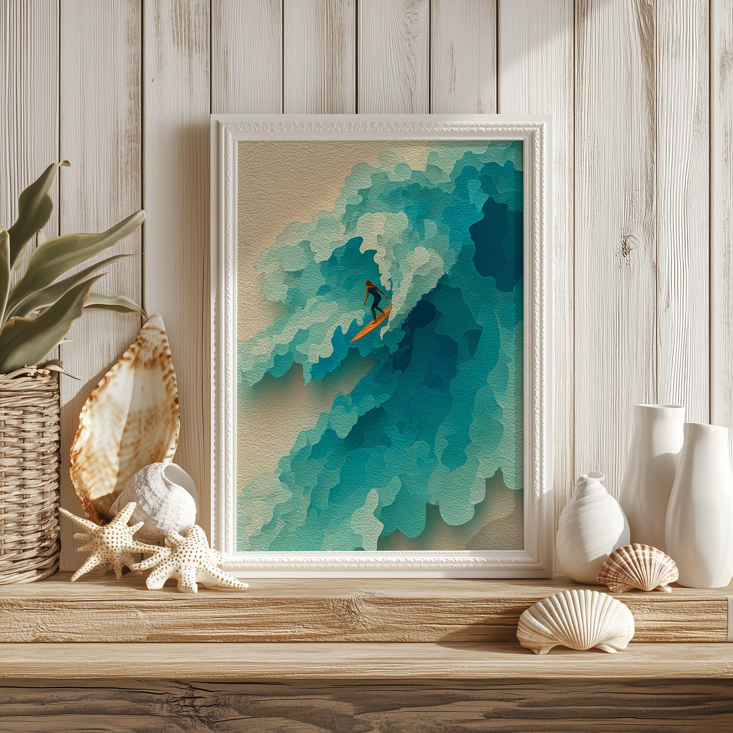 Ride The Wave Print
