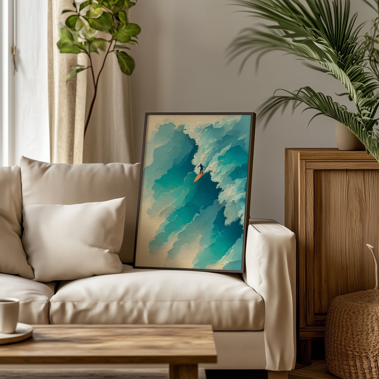 Catching Waves Print