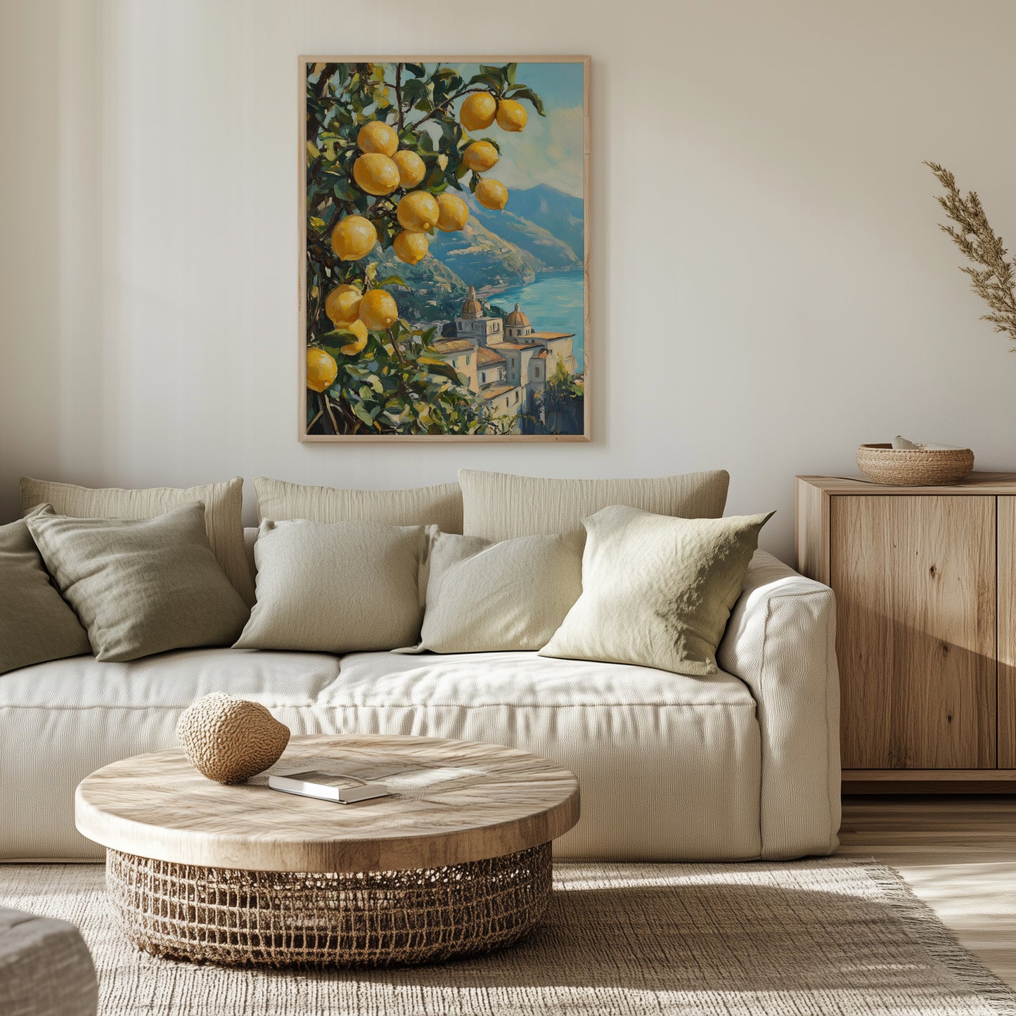 Amalfi Coast Lemon Tree Print