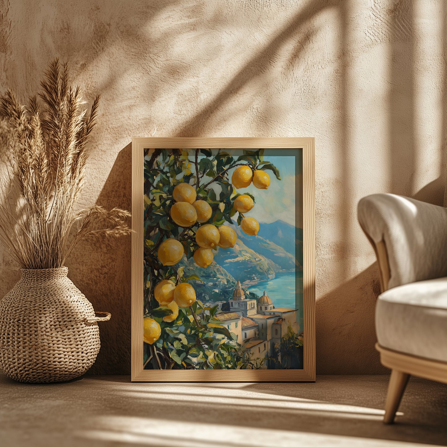 Amalfi Coast Lemon Tree Print