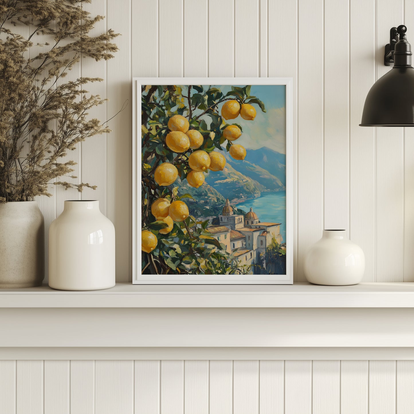 Amalfi Coast Lemon Tree Print