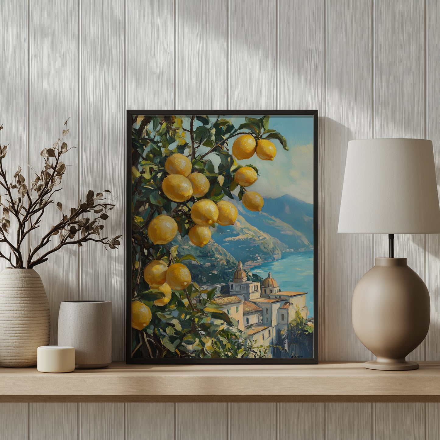 Amalfi Coast Lemon Tree Print