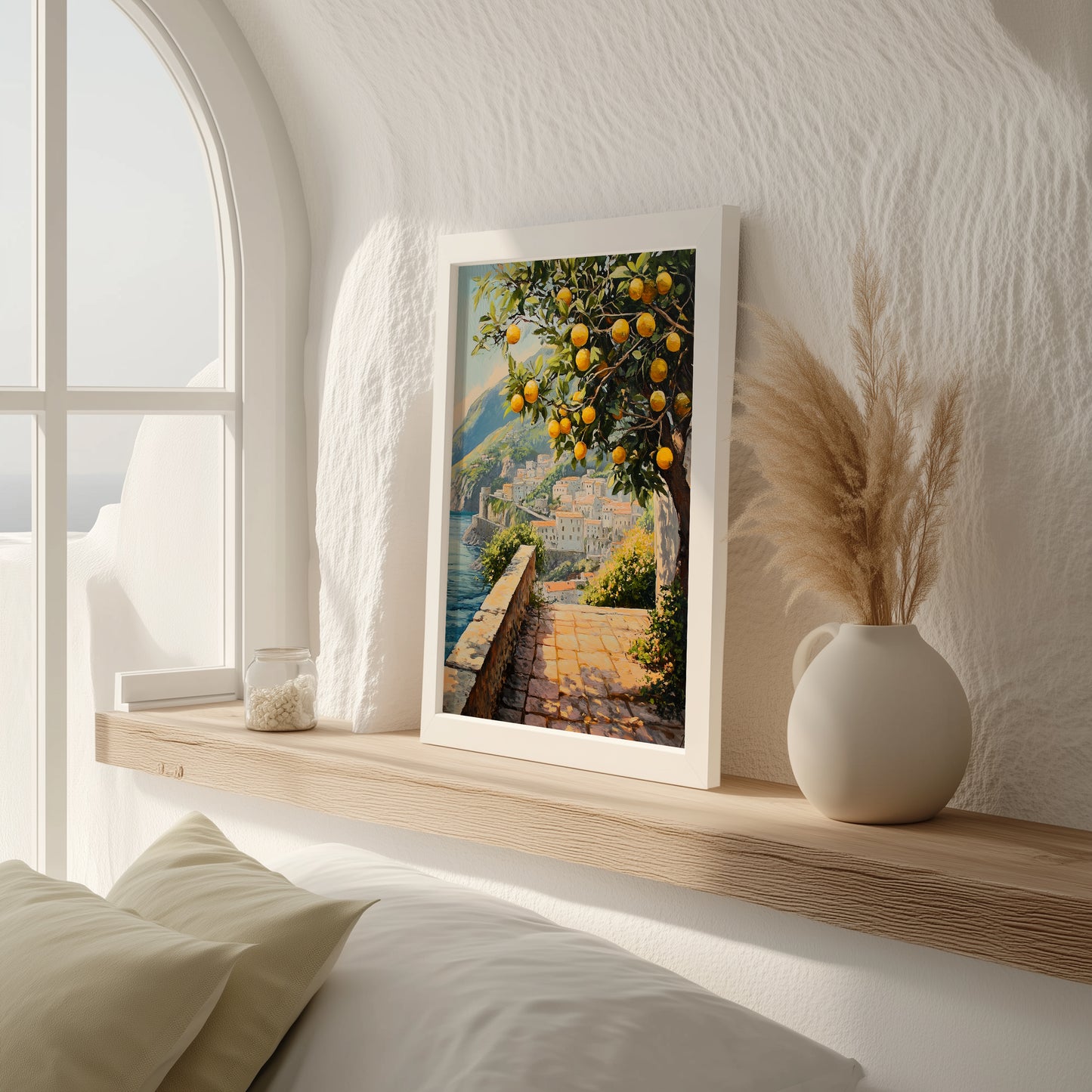 Amalfi Seaside Lemon Tree Print