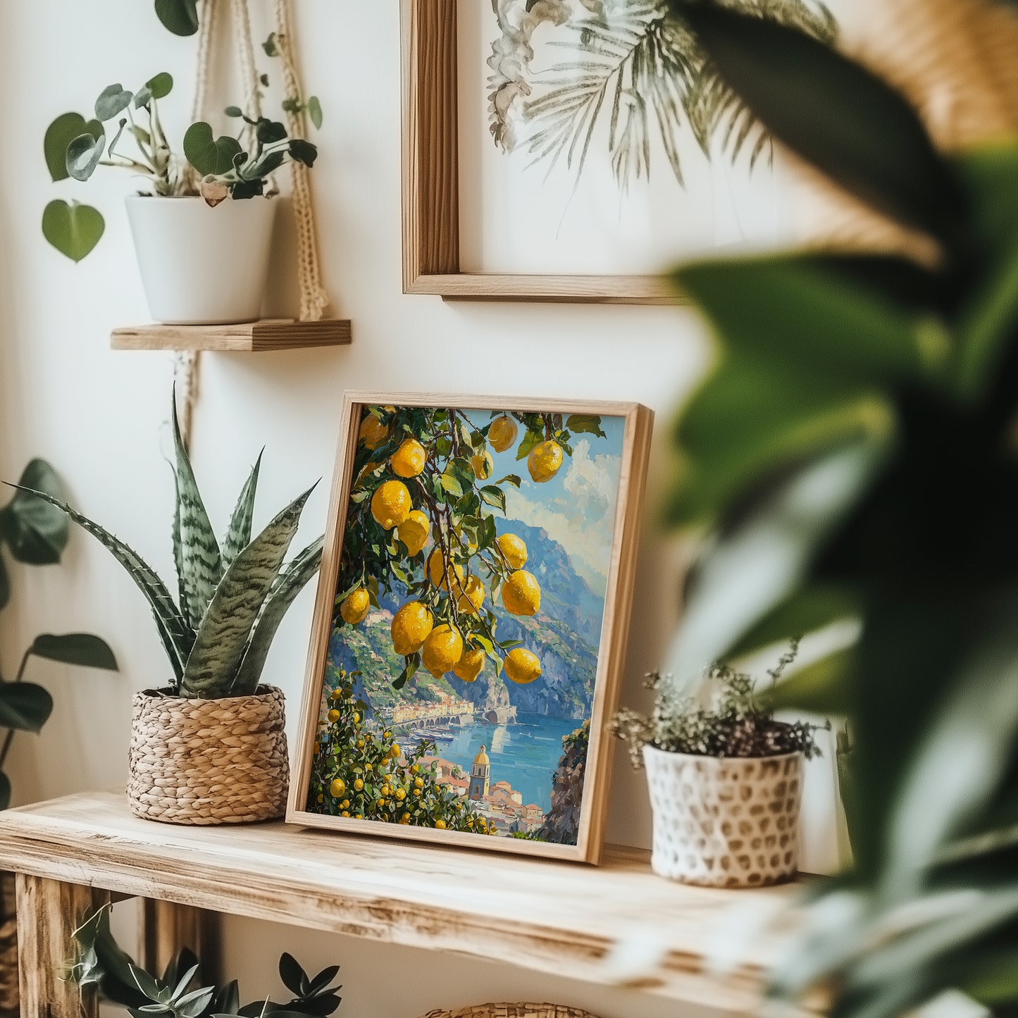 Sunny Amalfi Lemon Tree Print
