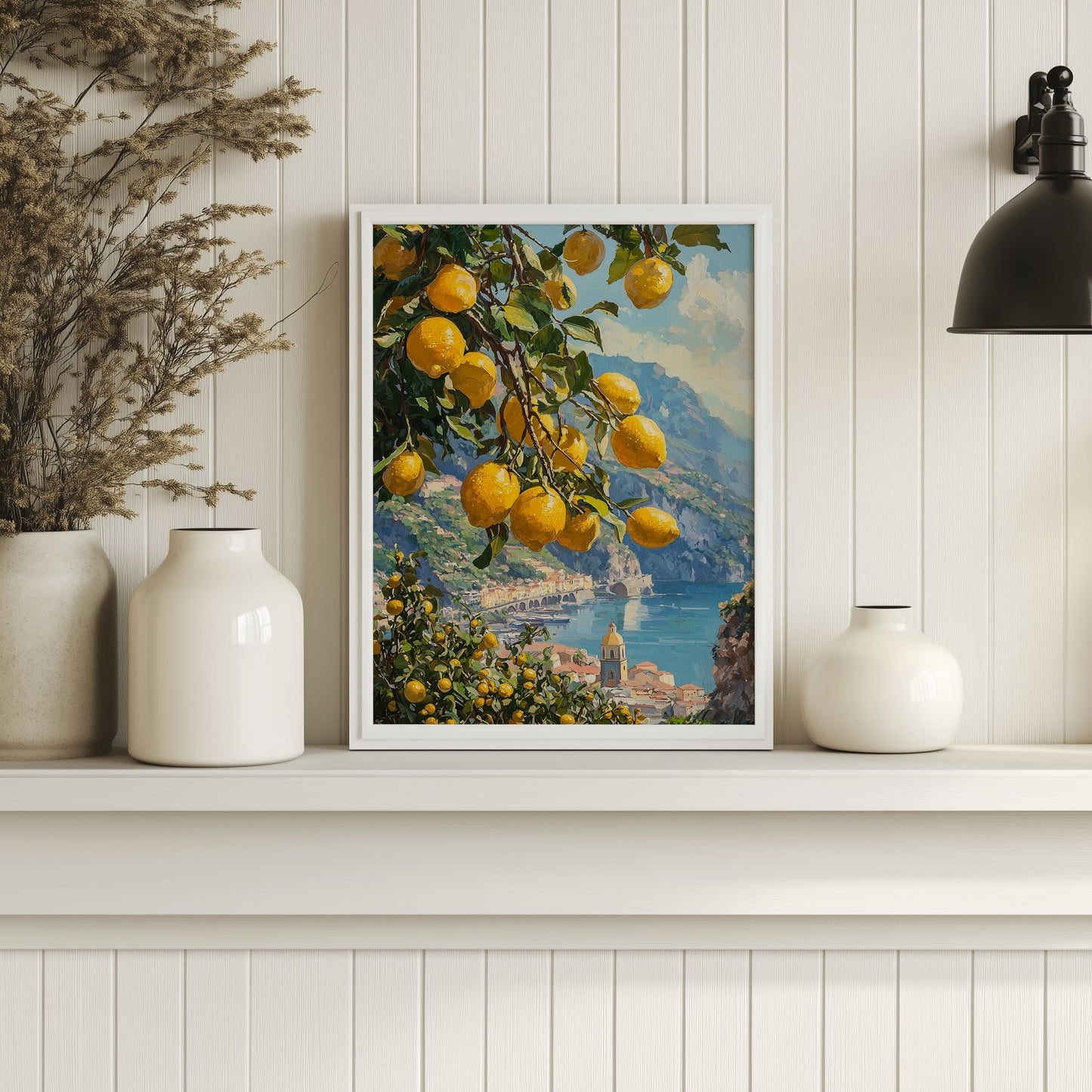 Sunny Amalfi Lemon Tree Print