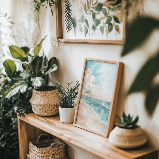 Peaceful Ocean Breeze Wall Art Print