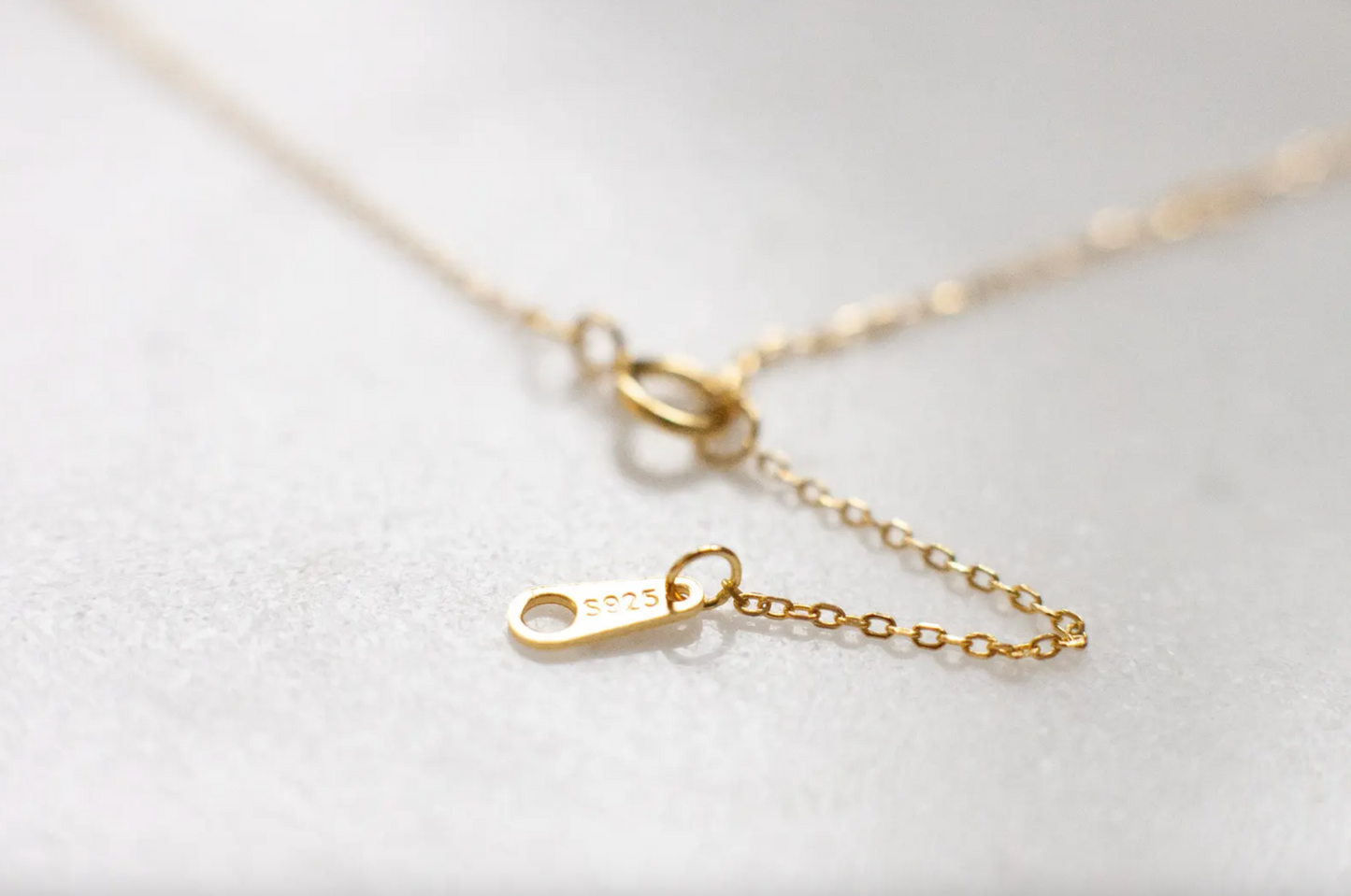 Gold Mother Of Pearl Necklace