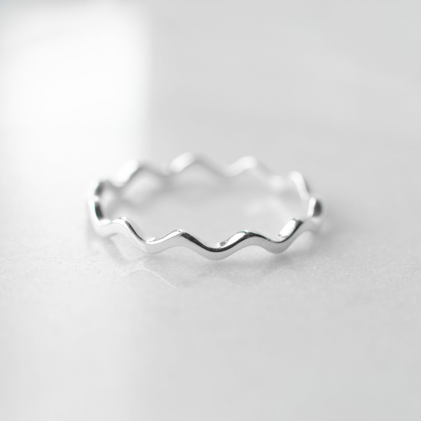 Nalu wave ring in 925 sterling silver