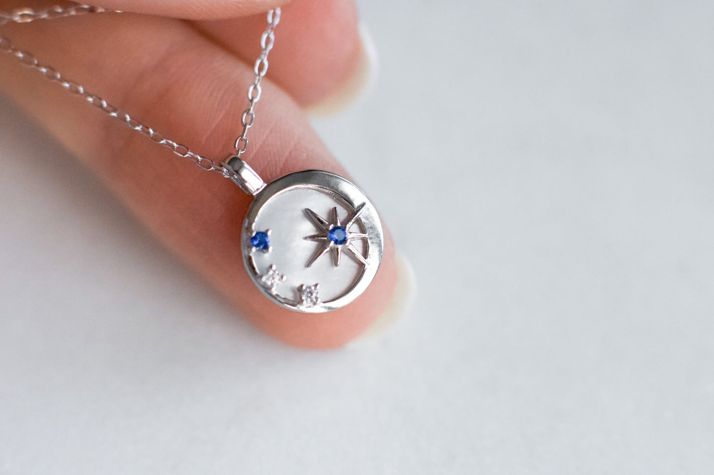 Celestial Mother Of Pearl Necklace