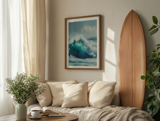 Dramatic Ocean Waves Print