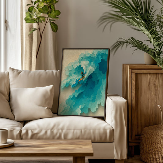 Ride The Wave Print