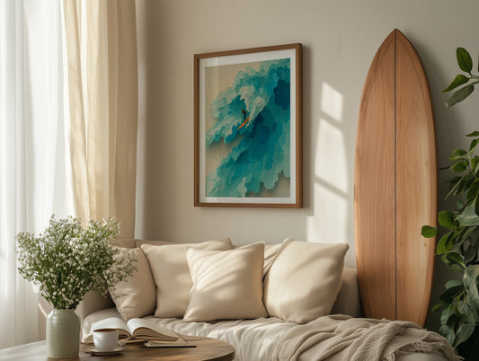 Ride The Wave Print