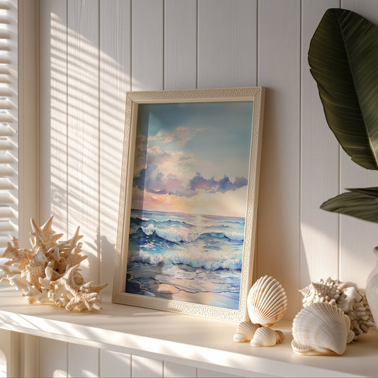 Serene Ocean Sunset Print