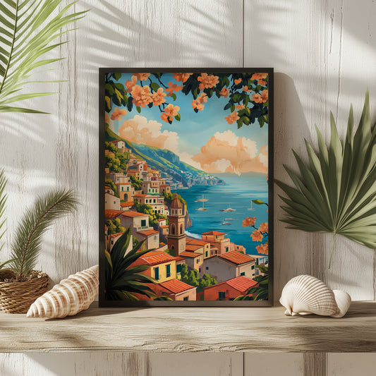 Amalfi Coast Scenic Print