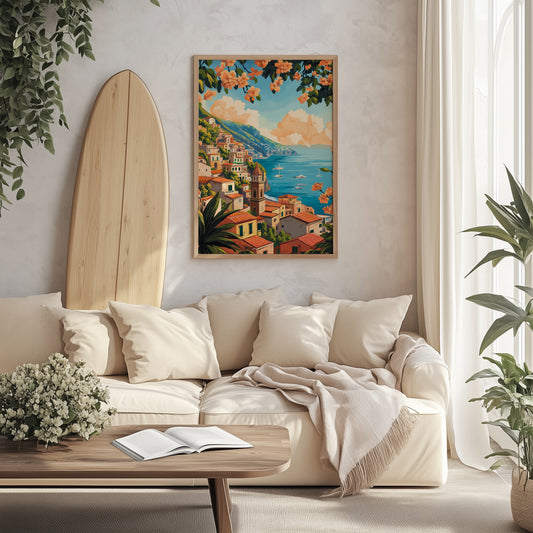 Amalfi Coast Scenic Print