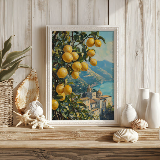 Amalfi Coast Lemon Tree Print