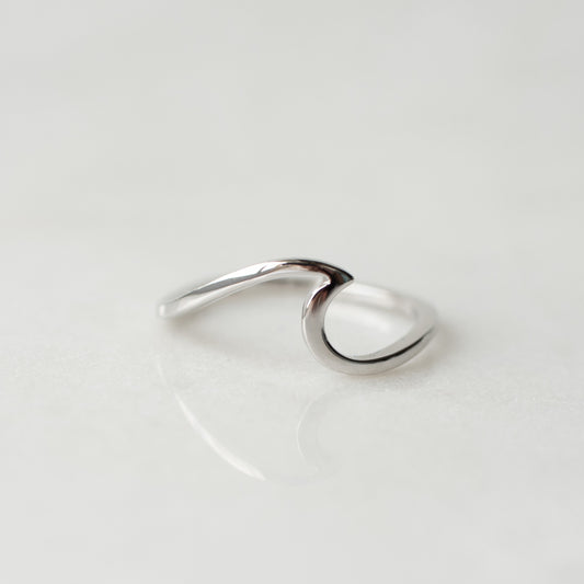 Sterling Silver Wave Ring