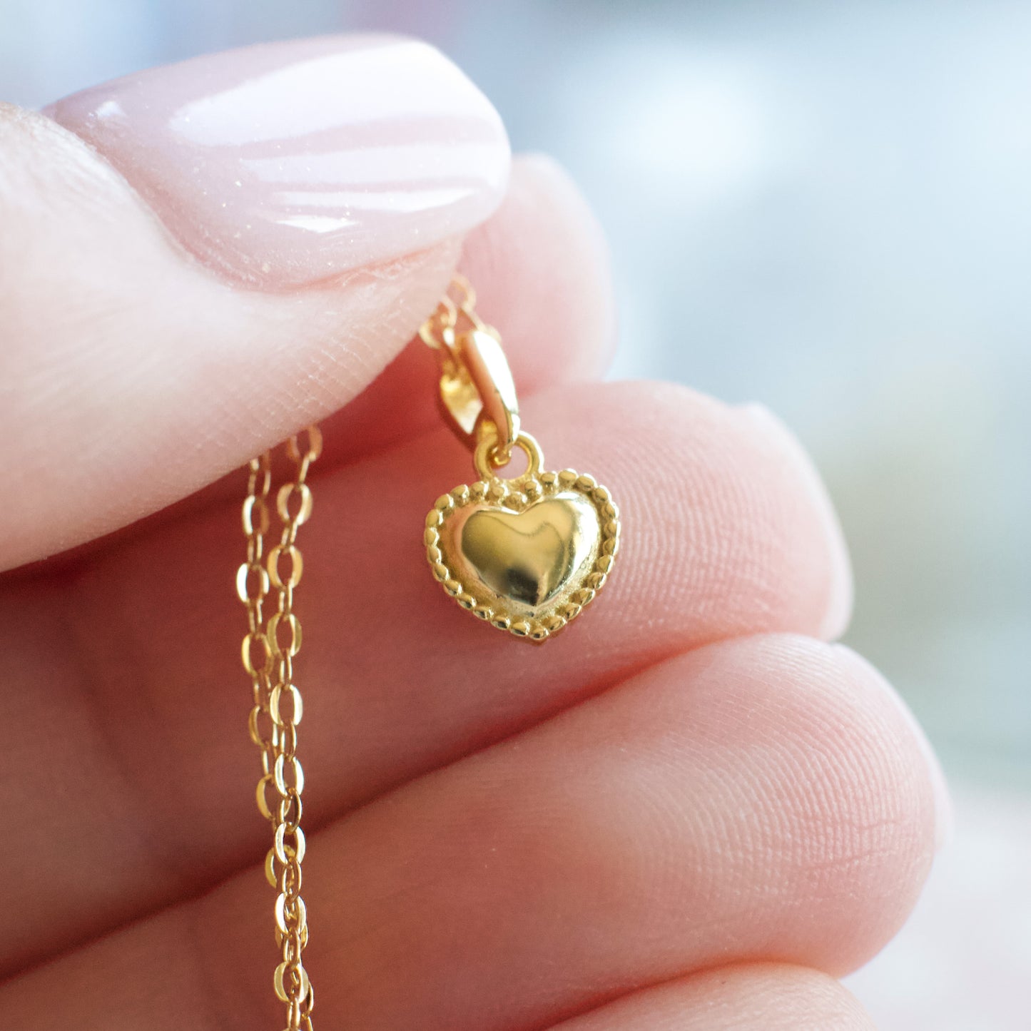 Tiny Heart Pendant Necklace