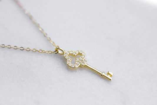 Gold Key Necklace