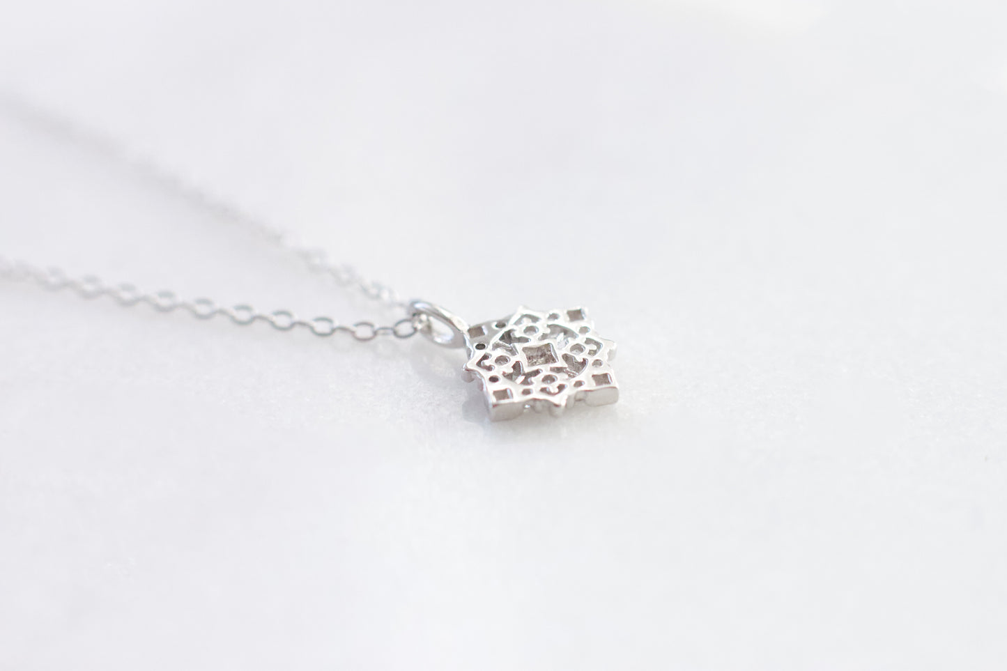 Dainty Vintage Silver Necklace