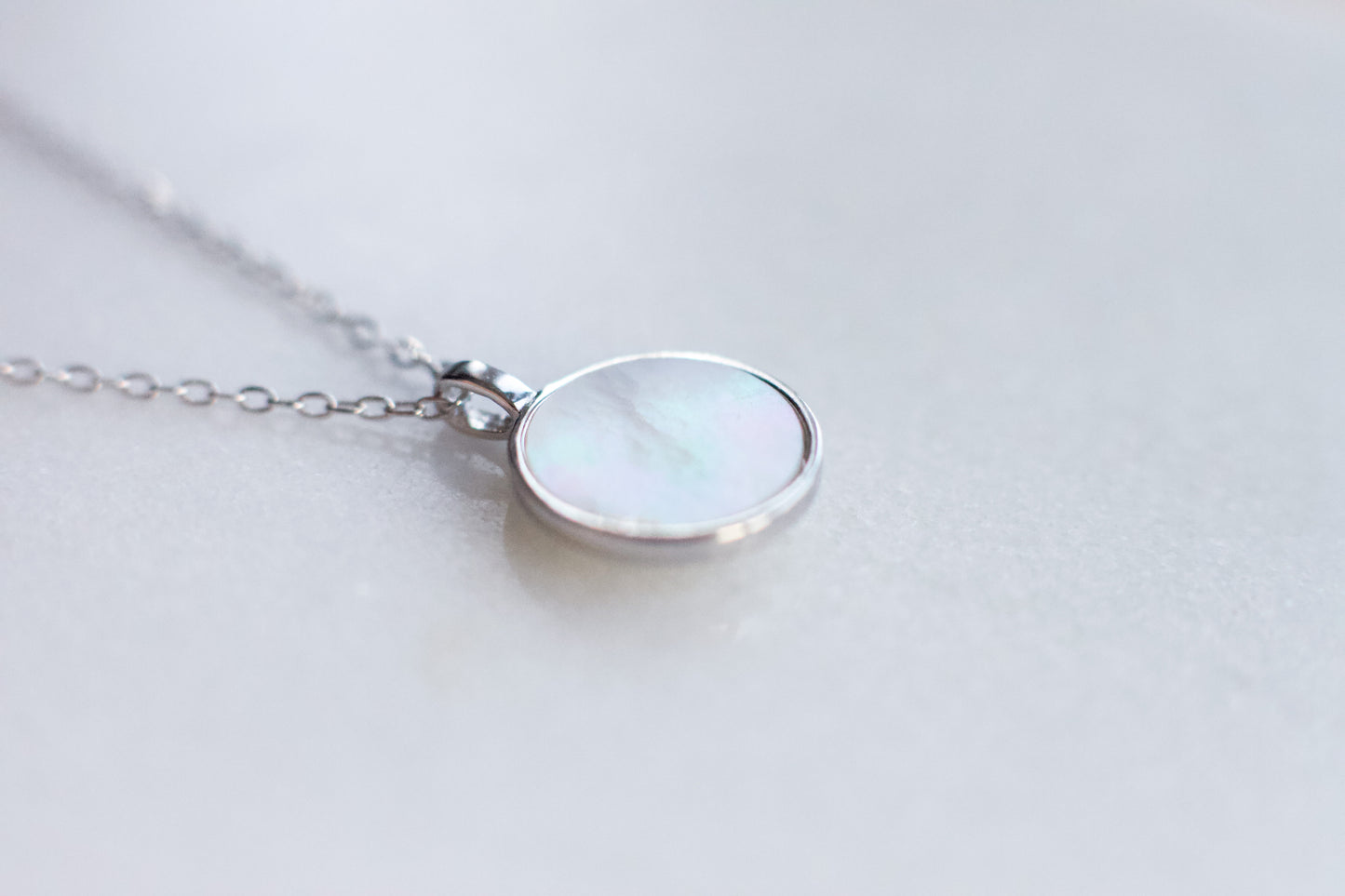 Celestial Mother Of Pearl Necklace