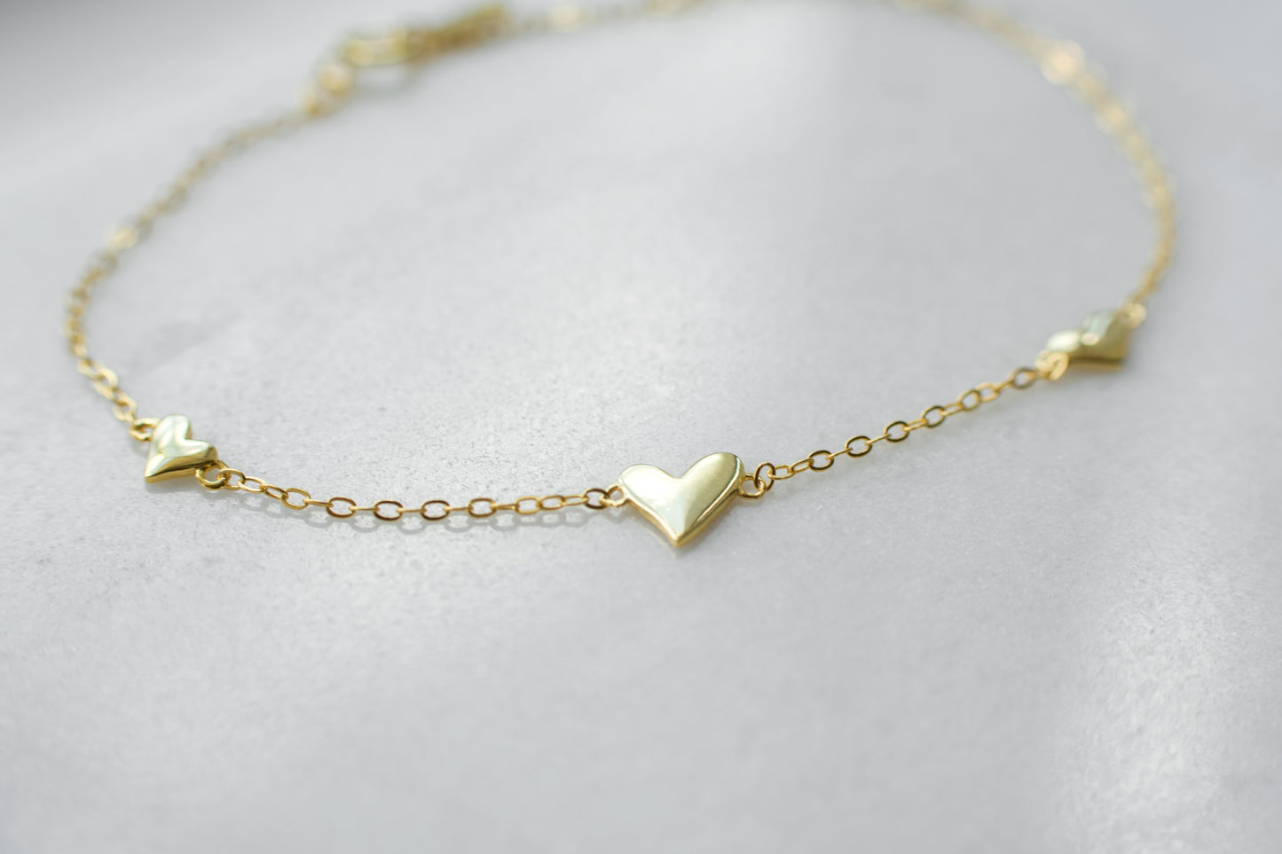 Sweet Hearts Gold Bracelet